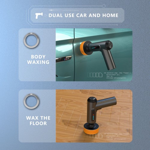 Беспроводная полировочная машинка (2000 об/мин, 2000mAh)