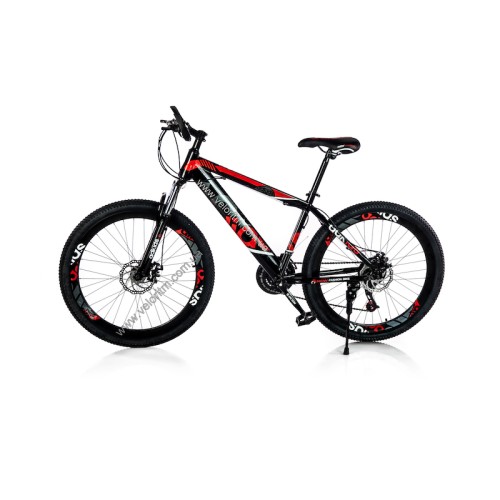 Велосипед 26' чоловічий «ADKIDS»(рама 17') збільшена комплектація, без коробки, чорно-червоний