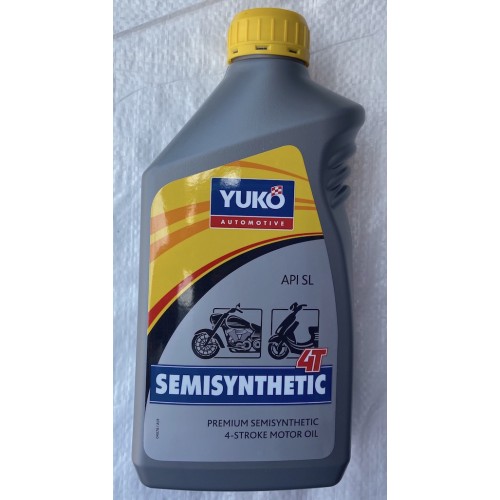 Олія YUKO 4-тактна, напівсинтетика, 1л.