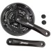 Шатун ProWheel FC-AC49 42/34/24T - 170мм, черный