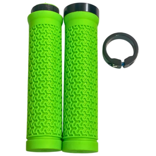 Ручки на кермо «Пропелер» із затискачем, зелені