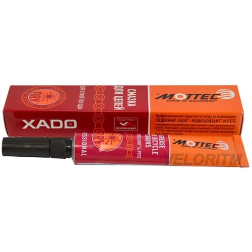 Смазка XADO MOTTEC Dry для цепи (сухая погода), 20 мл.