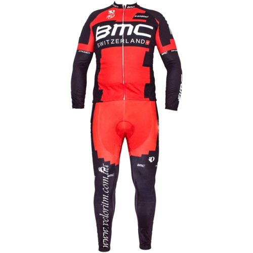 Вело костюм чоловічий «BMC» червоний, розмір XL